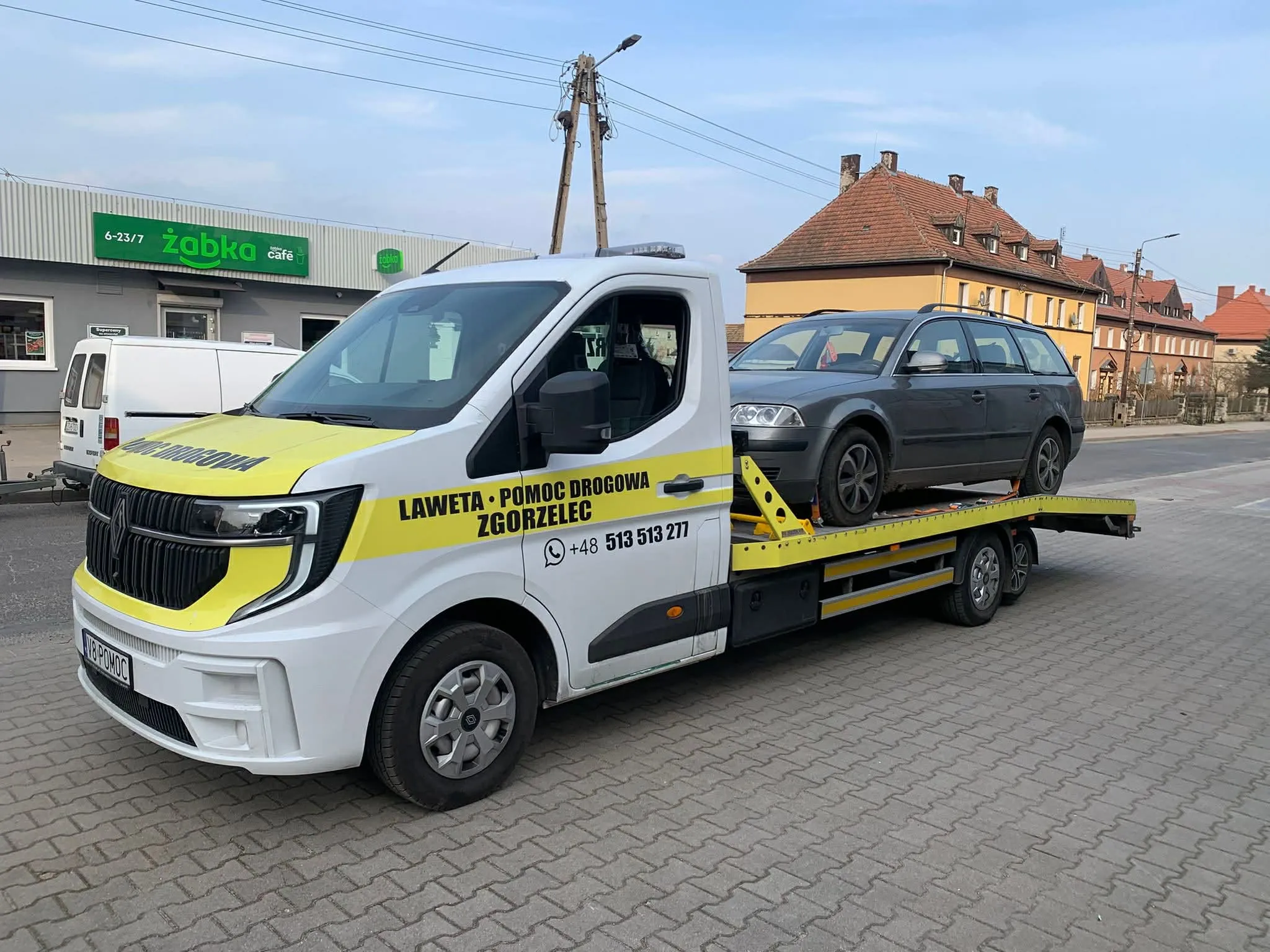 Pomoc drogowa z Olszyny po awarii auta na trasie do Niemiec